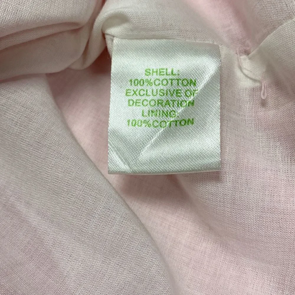 Lilly Pulitzer Jubilee Pink & White Strapless Dress Size 2 - Picture 5 of 9